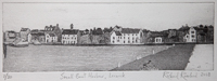 Small Boat Harbour etching, by Richard Rowland